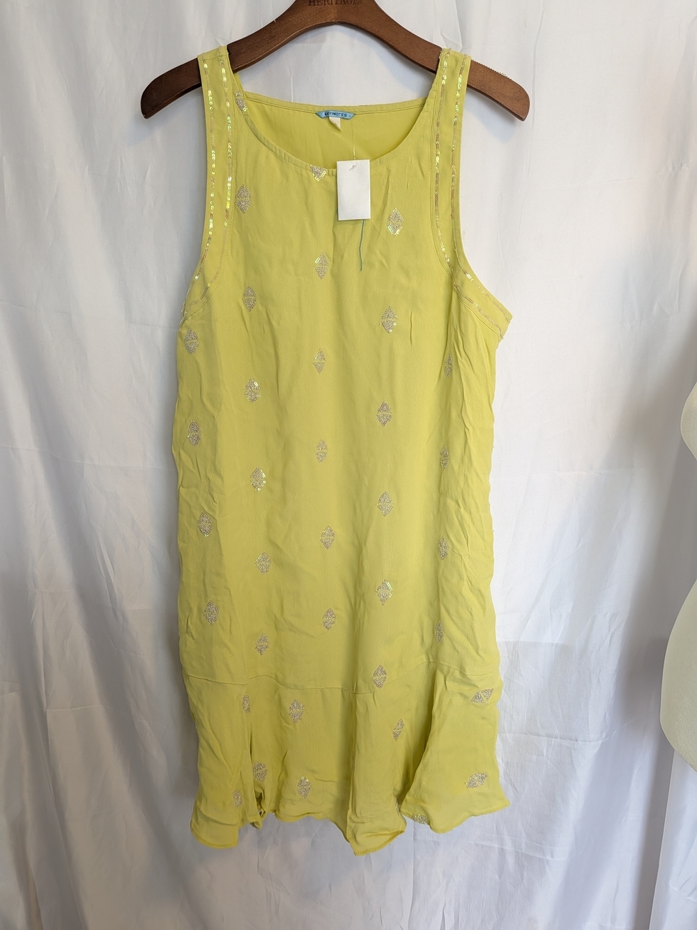 Anthropologie Leifnotes Ponderosa Sleeveless Tank Mini Dress Size 12